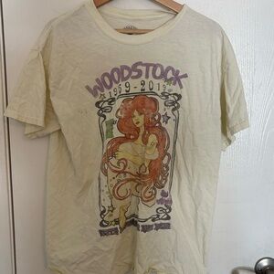 Woodstock 1969-2019 Cream Graphic Tee